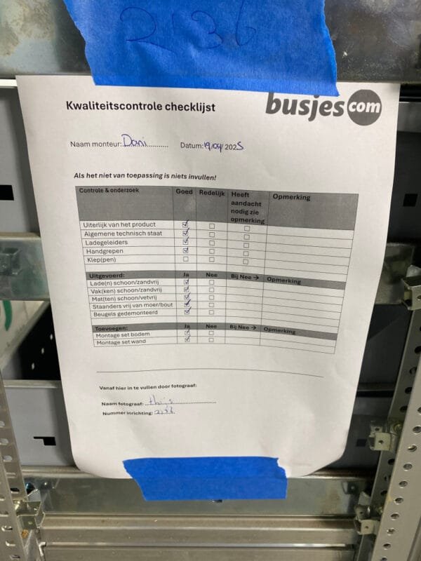 Sortimo staal alu gebruikte bedrijfswagen inrichting (nr 2136) - Afbeelding 8