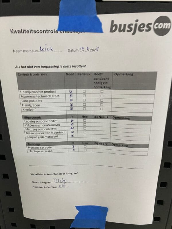 Modul gebruikte bedrijfswagen inrichting (nr 2138) - Afbeelding 9