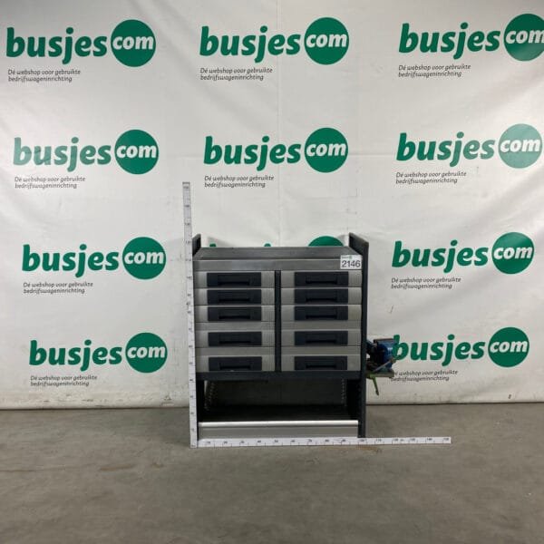Bott Vario aluminium gebruikte bedrijfswagen inrichting (nr 2146)