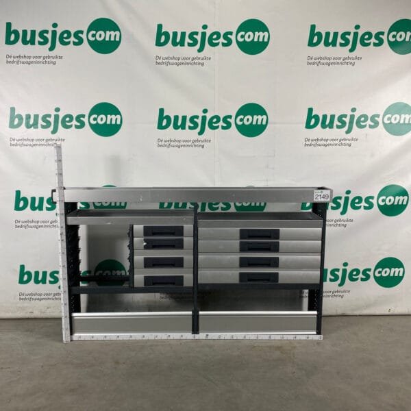 Bott Vario aluminium gebruikte bedrijfswagen inrichting (nr 2149)