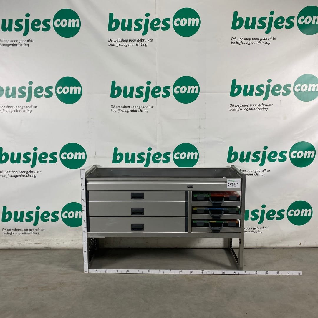 Aluca aluminium gebruikte bedrijfswagen inrichting (nr 2151)