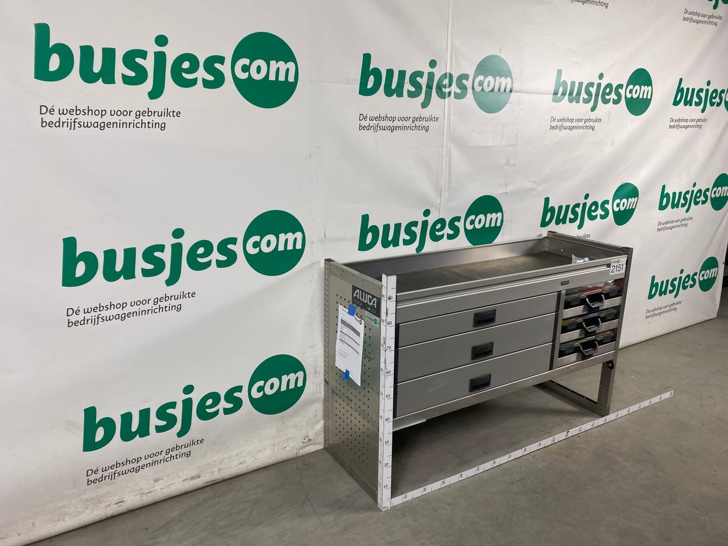Aluca aluminium gebruikte bedrijfswagen inrichting (nr 2151) - Afbeelding 3