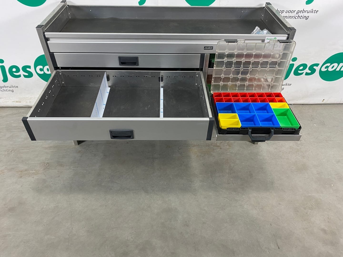 Aluca aluminium gebruikte bedrijfswagen inrichting (nr 2151) - Afbeelding 6