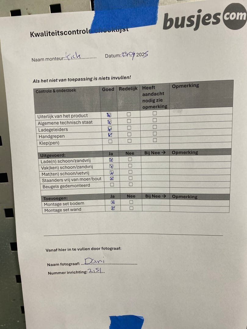 Aluca aluminium gebruikte bedrijfswagen inrichting (nr 2151) - Afbeelding 9