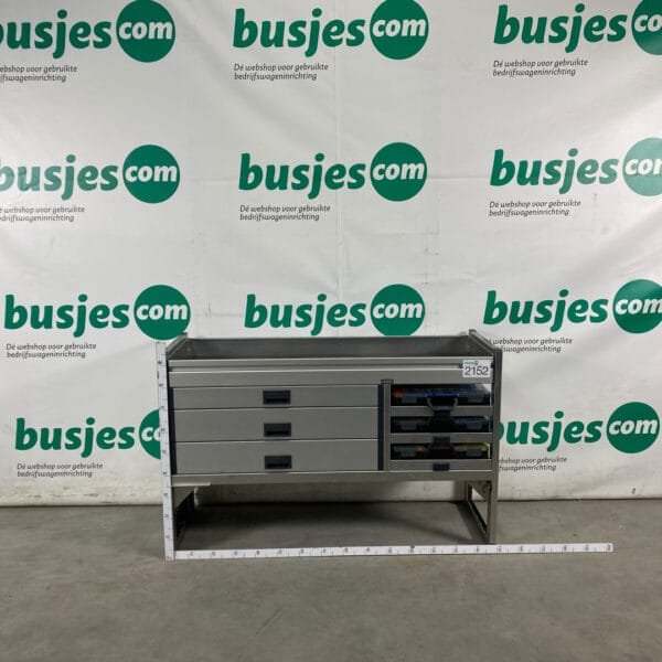 Aluca aluminium gebruikte bedrijfswagen inrichting (nr 2152)