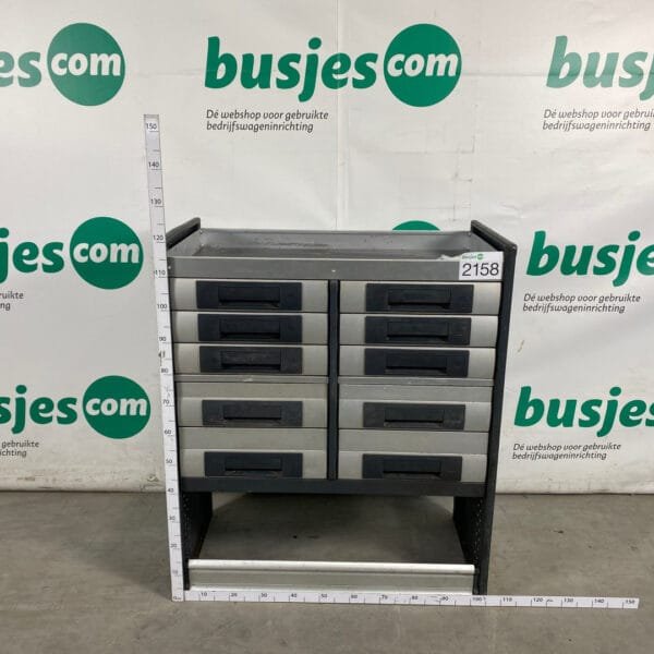 Bott Vario aluminium gebruikte bedrijfswagen inrichting (nr 2158)