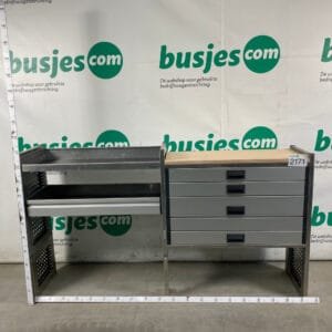 Aluca aluminium gebruikte bedrijfswagen inrichting (nr 2171)