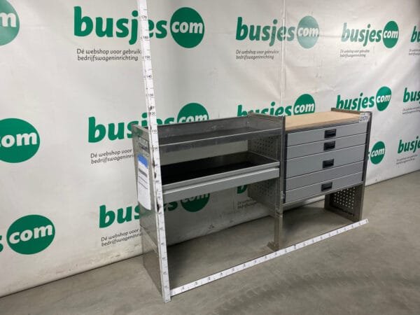 Aluca aluminium gebruikte bedrijfswagen inrichting (nr 2171) - Afbeelding 3
