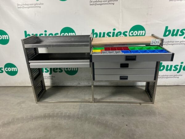 Aluca aluminium gebruikte bedrijfswagen inrichting (nr 2171) - Afbeelding 8