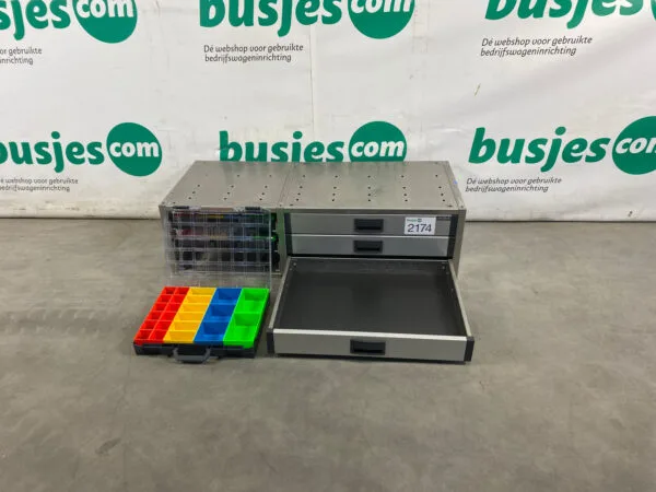 Aluca aluminium gebruikte bedrijfswagen inrichting (nr 2174) - Afbeelding 5