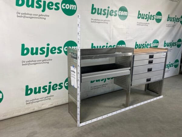 Aluca aluminium gebruikte bedrijfswagen inrichting (nr 2180) - Afbeelding 3