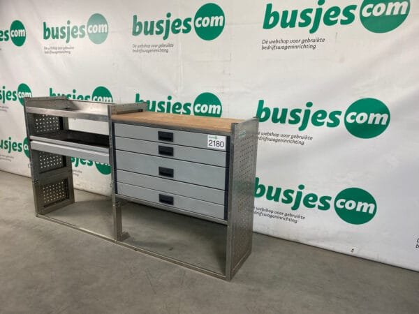 Aluca aluminium gebruikte bedrijfswagen inrichting (nr 2180) - Afbeelding 4