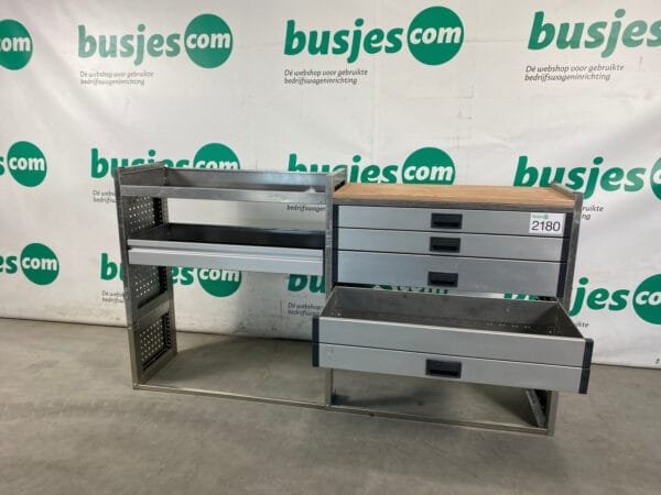 Aluca aluminium gebruikte bedrijfswagen inrichting (nr 2180) - Afbeelding 5