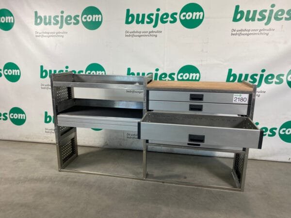 Aluca aluminium gebruikte bedrijfswagen inrichting (nr 2180) - Afbeelding 6