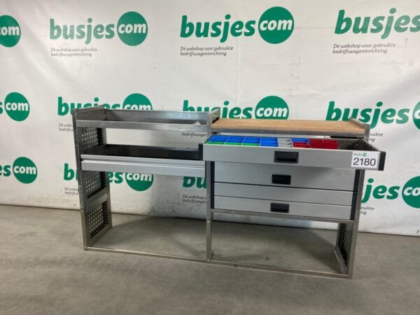 Aluca aluminium gebruikte bedrijfswagen inrichting (nr 2180) - Afbeelding 8