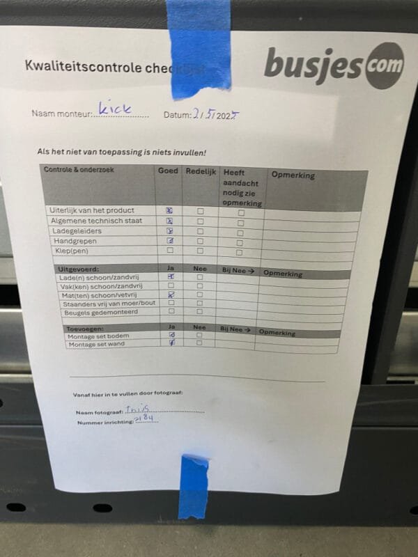 Bott Vario aluminium gebruikte bedrijfswagen inrichting (nr 2184) - Afbeelding 6
