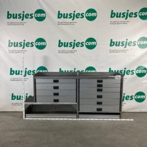 Aluca aluminium gebruikte bedrijfswagen inrichting (nr 2192)
