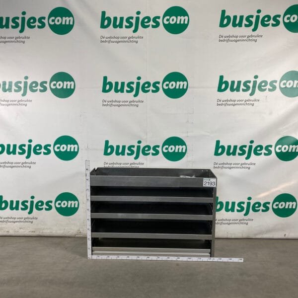 Aluca aluminium gebruikte bedrijfswagen inrichting (nr 2193)
