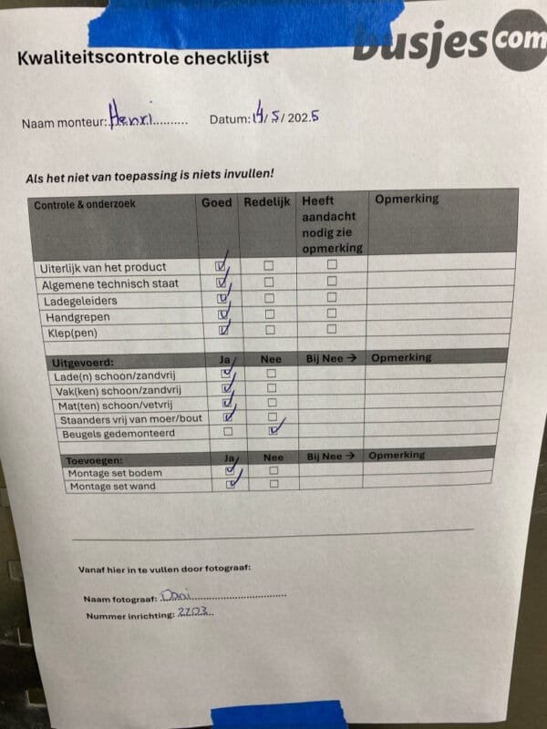 Aluca aluminium bedrijfswageninrichting gebruikt (nr 2203) - Afbeelding 9