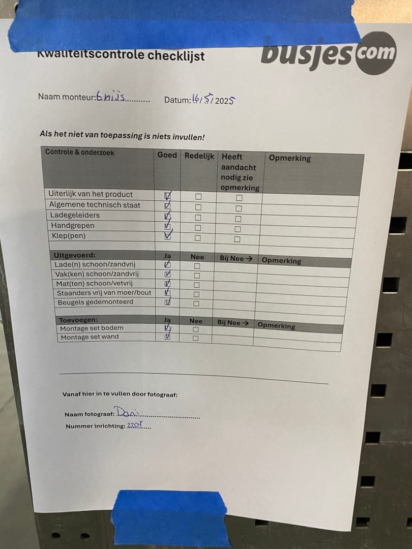 Aluca aluminium bedrijfswageninrichting gebruikt (nr 2207) - Afbeelding 9