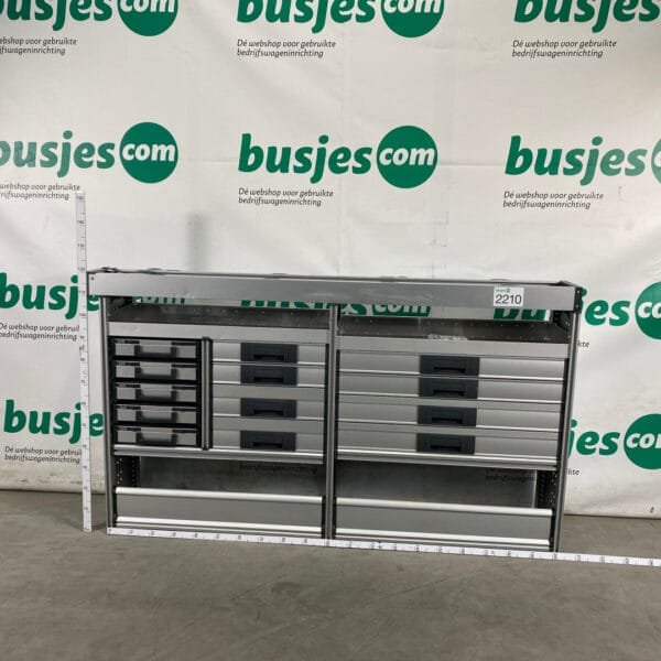 Bott Vario aluminium gebruikte bedrijfswagen inrichting (nr 2210) - Afbeelding 2