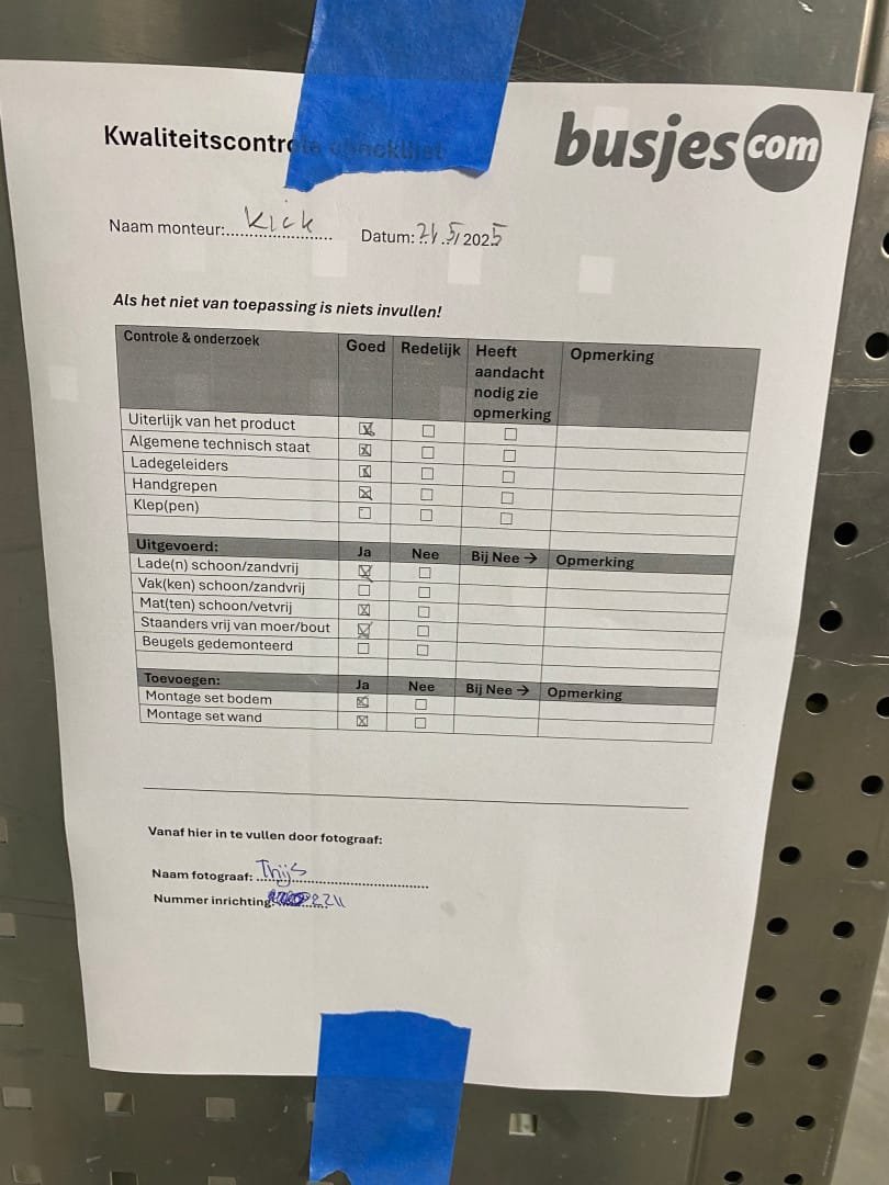 Aluca aluminium bedrijfswageninrichting gebruikt (nr 2211) - Afbeelding 10