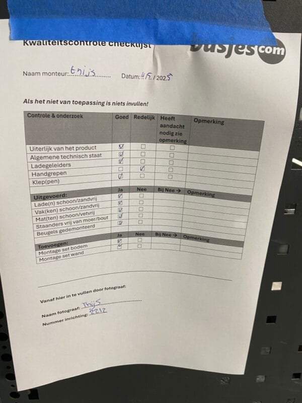 Bott Vario aluminium gebruikte bedrijfswagen inrichting (nr 2212) - Afbeelding 9