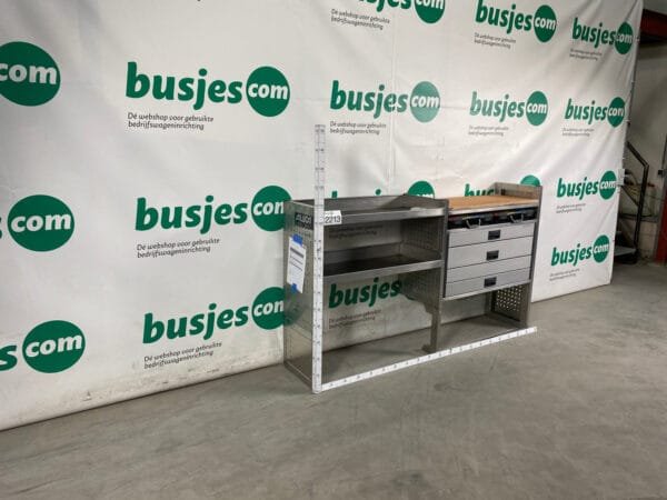 Aluca aluminium bedrijfswageninrichting gebruikt (nr 2213) - Afbeelding 3