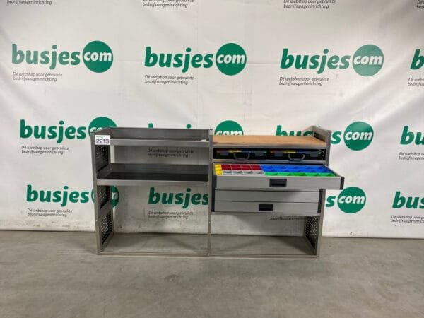 Aluca aluminium bedrijfswageninrichting gebruikt (nr 2213) - Afbeelding 7