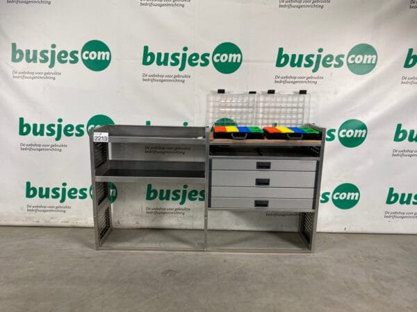 Aluca aluminium bedrijfswageninrichting gebruikt (nr 2213) - Afbeelding 8
