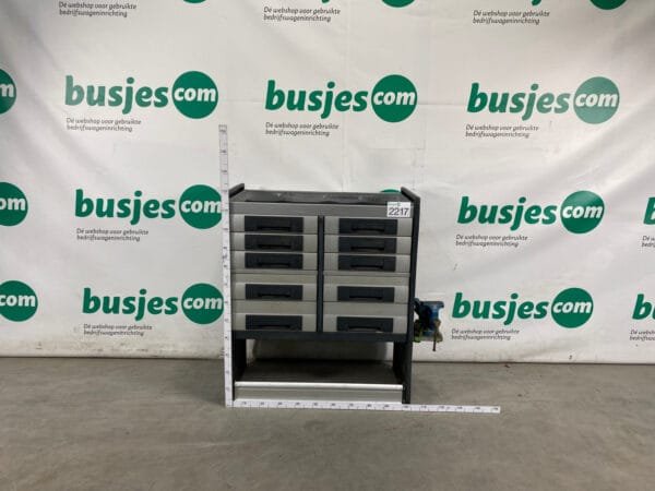 Bott Vario aluminium gebruikte bedrijfswagen inrichting (nr 2217)