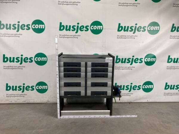 Bott Vario aluminium gebruikte bedrijfswagen inrichting (nr 2218)