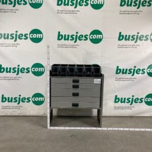 Aluca aluminium bedrijfswageninrichting gebruikt (nr 2219)