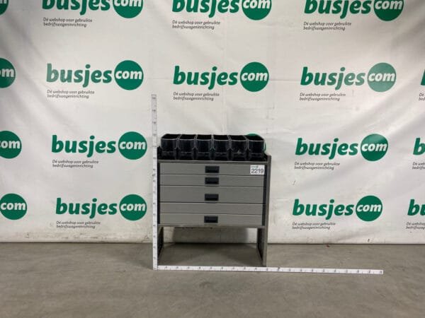 Aluca aluminium bedrijfswageninrichting gebruikt (nr 2219)