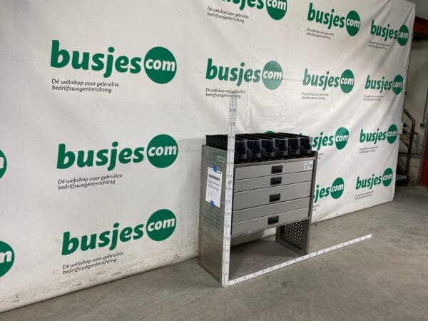 Aluca aluminium bedrijfswageninrichting gebruikt (nr 2219) - Afbeelding 3