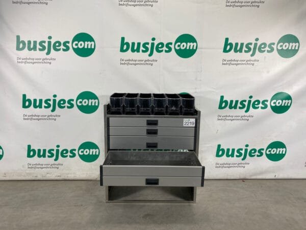 Aluca aluminium bedrijfswageninrichting gebruikt (nr 2219) - Afbeelding 5