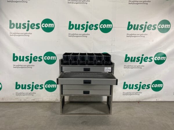 Aluca aluminium bedrijfswageninrichting gebruikt (nr 2219) - Afbeelding 7