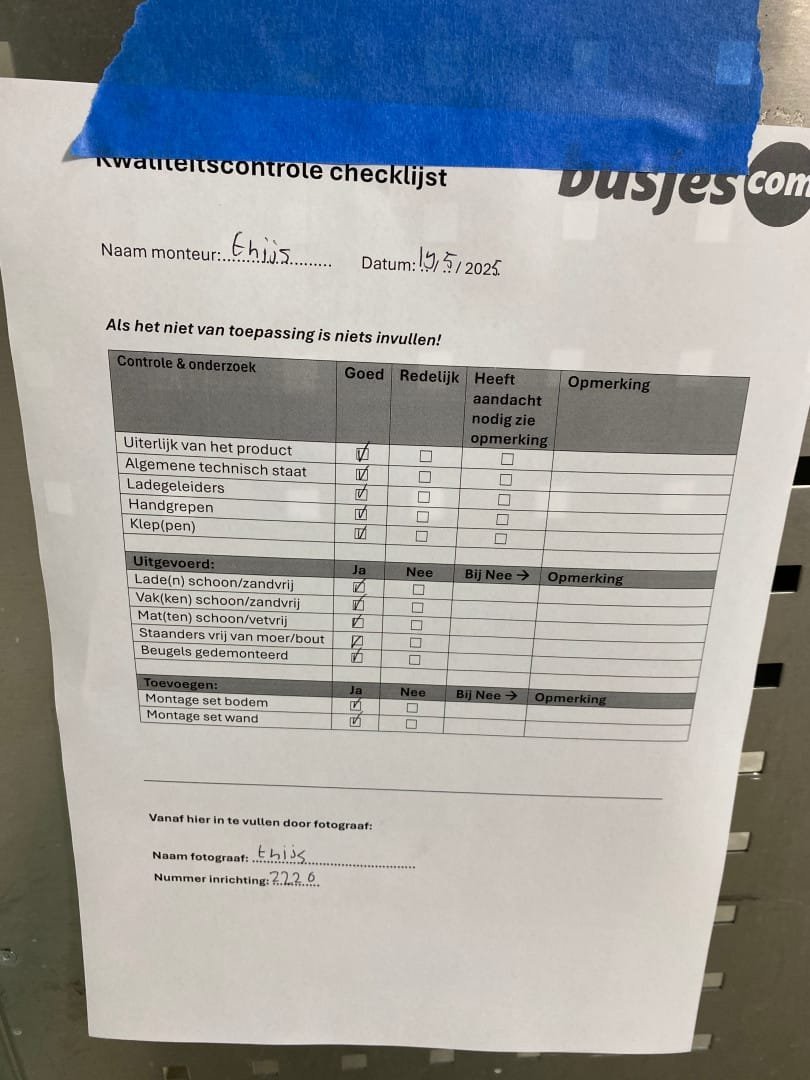 Aluca aluminium bedrijfswageninrichting gebruikt (nr 2220) - Afbeelding 9
