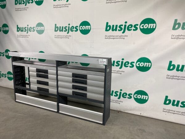 Bott Vario aluminium gebruikte bedrijfswagen inrichting (nr 2221) - Afbeelding 4