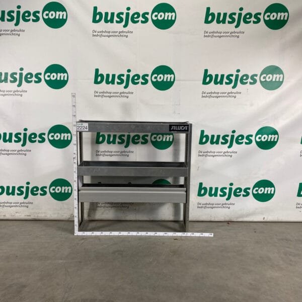 Aluca aluminium bedrijfswageninrichting gebruikt (nr 2224) - Afbeelding 2