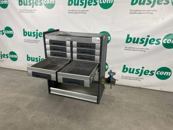 Bott Vario aluminium gebruikte bedrijfswagen inrichting (nr 2228) - Afbeelding 9
