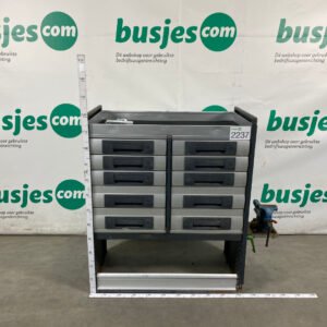 Bott Vario aluminium gebruikte bedrijfswagen inrichting (nr 2237)