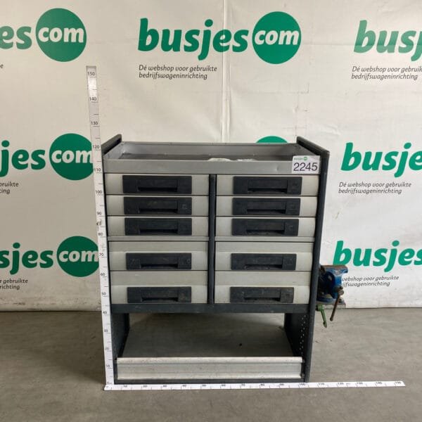 Bott Vario aluminium gebruikte bedrijfswagen inrichting (nr 2245)