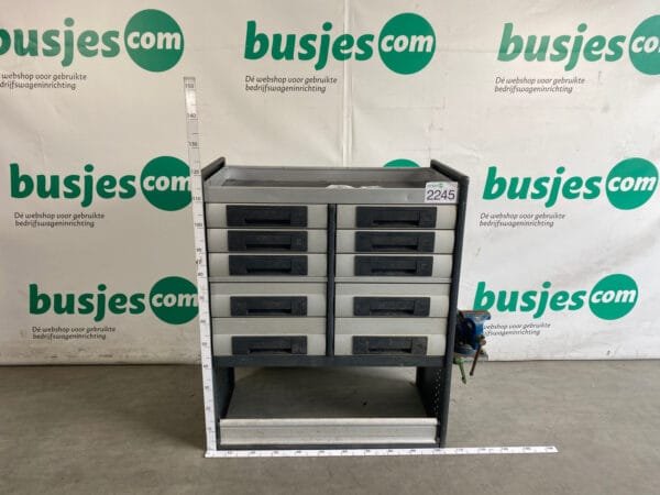 Bott Vario aluminium gebruikte bedrijfswagen inrichting (nr 2245) - Afbeelding 2