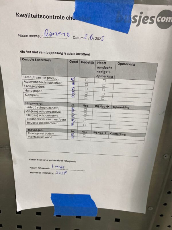 Aluca aluminium bedrijfswageninrichting gebruikt (nr 2257) - Afbeelding 12
