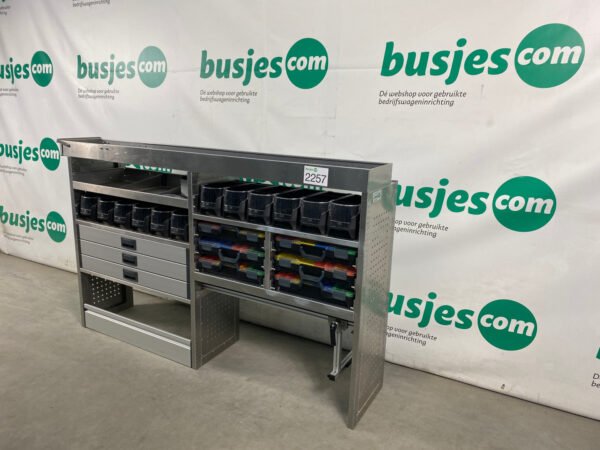 Aluca aluminium bedrijfswageninrichting gebruikt (nr 2257) - Afbeelding 4