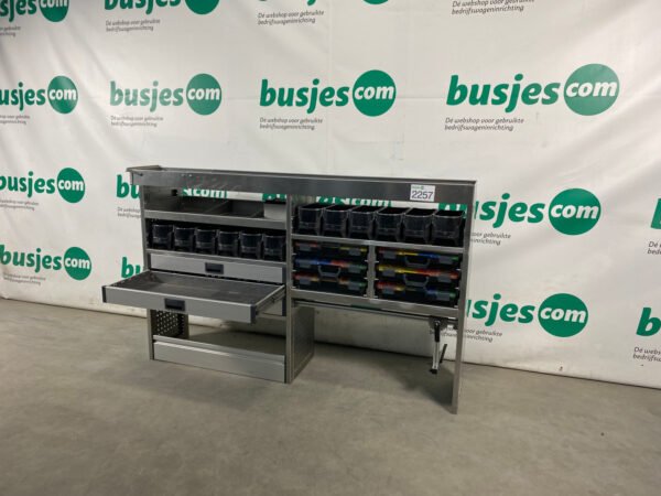 Aluca aluminium bedrijfswageninrichting gebruikt (nr 2257) - Afbeelding 7