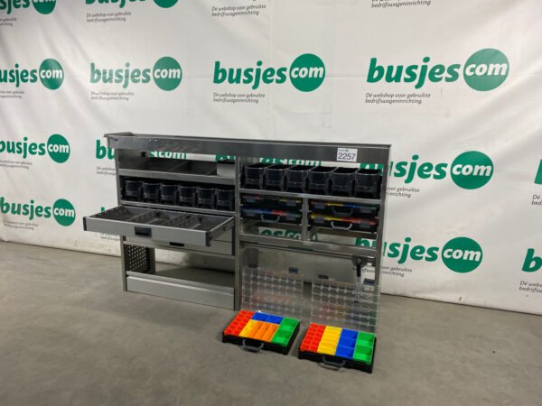 Aluca aluminium bedrijfswageninrichting gebruikt (nr 2257) - Afbeelding 8