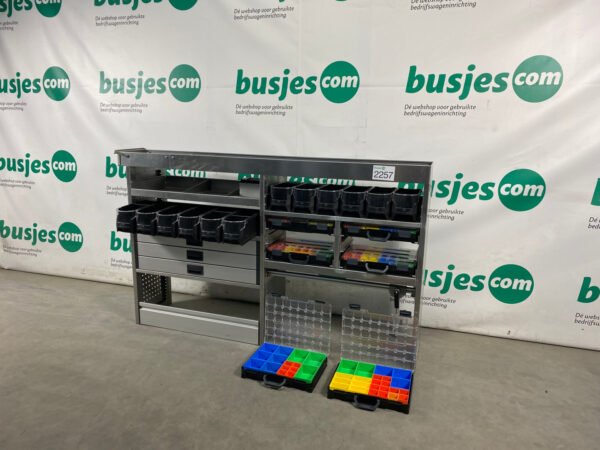 Aluca aluminium bedrijfswageninrichting gebruikt (nr 2257) - Afbeelding 9