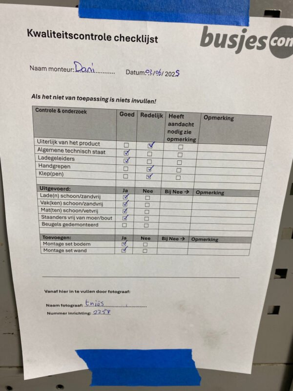 Service systeem gebruikte bus inrichting (nr 2258) - Afbeelding 11